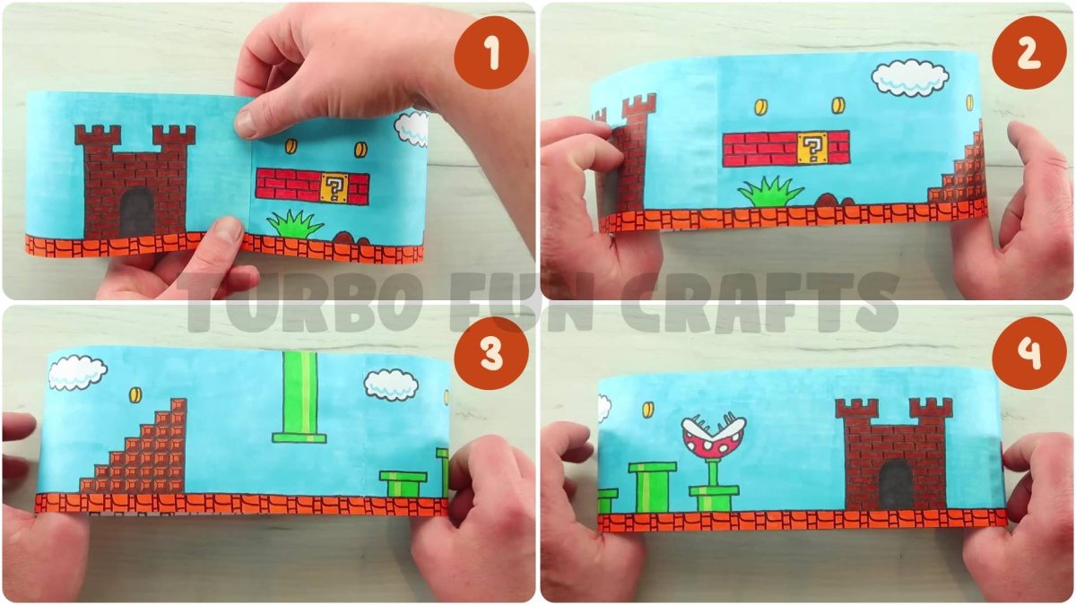 Cardboard Game Super Mario