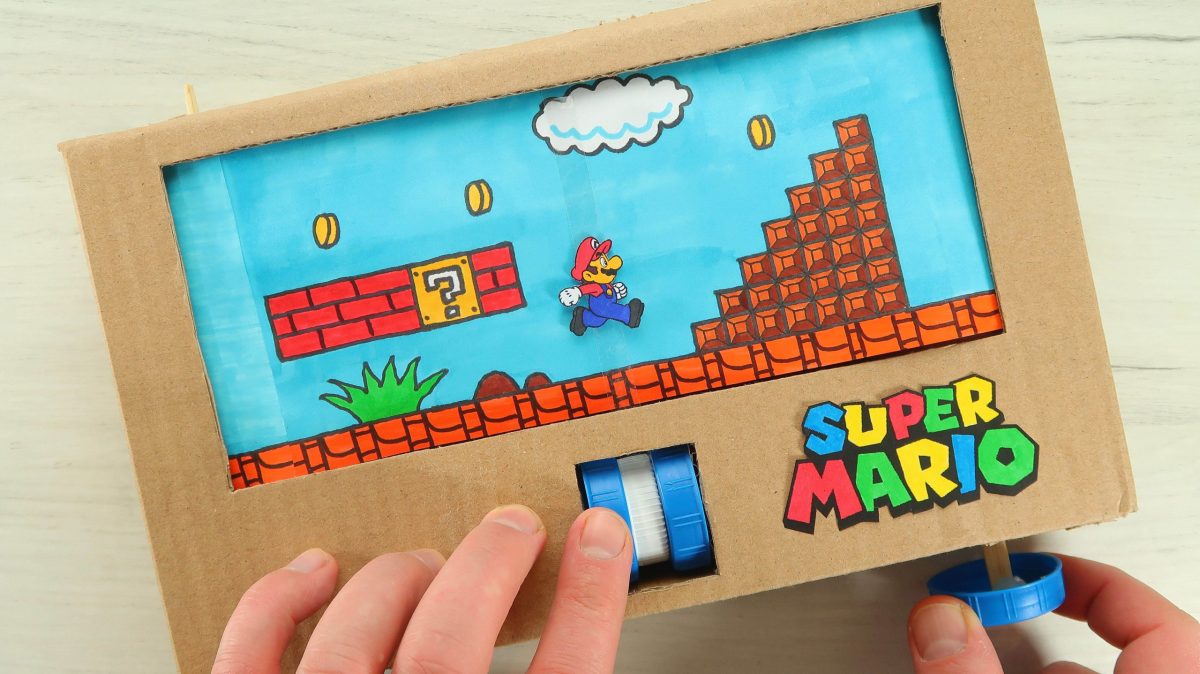 Cardboard Game Super Mario