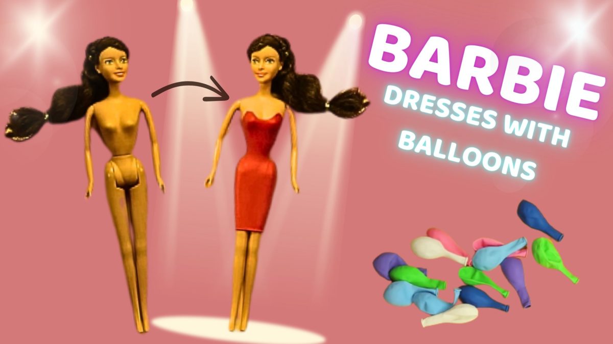 How to make Barbie Dresses with Balloons | Doll Outfits in 5 MINUTES | Barbie Doll Hacks