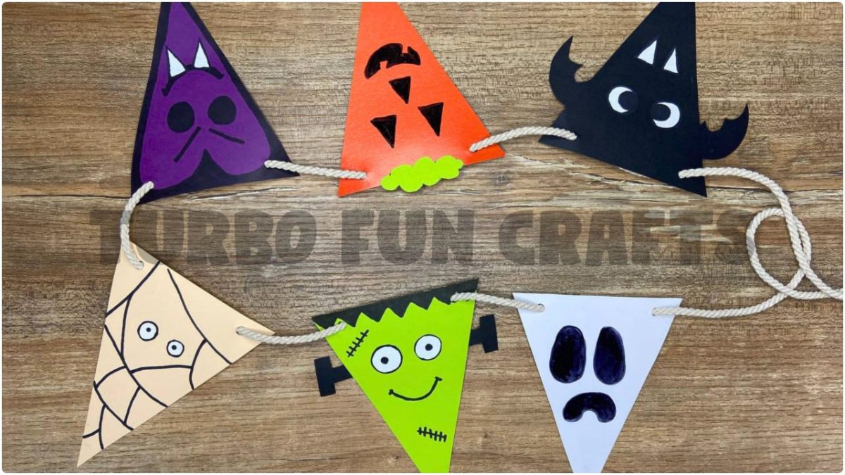 How to make Easy Halloween Decorations in just 5 Minutes | Simple Hacks for a Halloween Party | DIY Garland with Halloween Characters