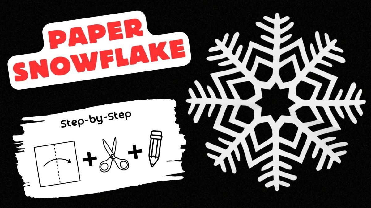 How to Make a Paper Snowflake | Winter Origami Art Project | Easy Snowflake Craft Ideas for Kids to Create this Christmas