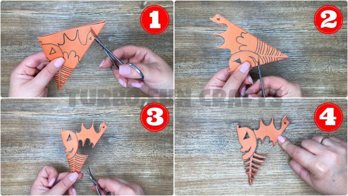 How to make Easy Halloween Origami Decorations | Quick and Fun Halloween Paper Crafts in 3 Minutes