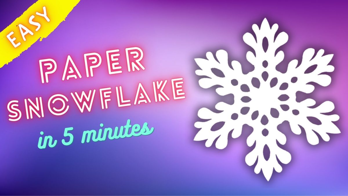 How to make a Paper Snowflake | Winter Decorating Hacks | Fun and Easy Christmas Paper Crafts for the Whole Family