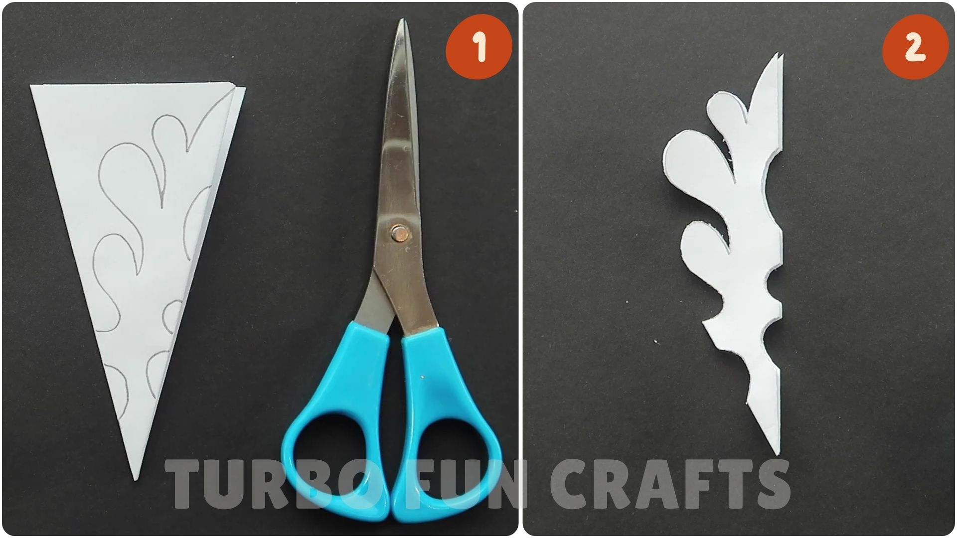 How To Make A Paper Snowflake Easy Tutorial Turbofuncrafts 