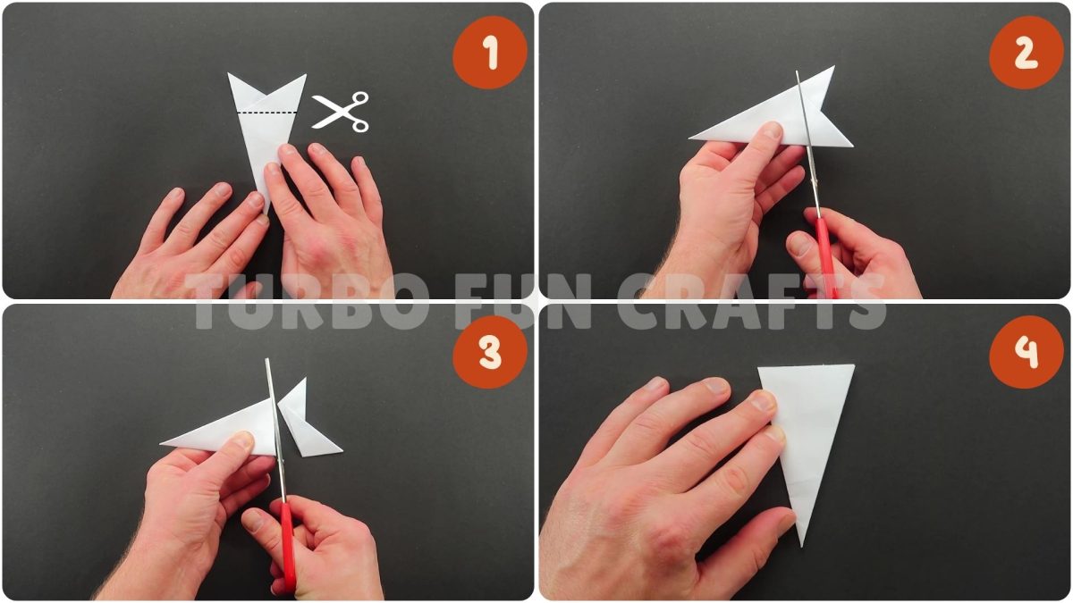 How to make Snowflake from Paper | Winter Decorating Ideas | 2-Minute Christmas Paper Crafts