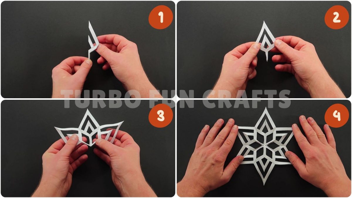 How to make an Easy Snowflake from Paper | Winter Decorating Ideas | Christmas Paper Crafts for All Ages