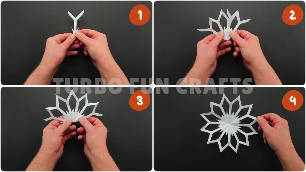 Paper Snowflakes for the Holiday Season | Ideas for Christmas Decorations | DIY Projects for Winter Decor | TurboFunCrafts