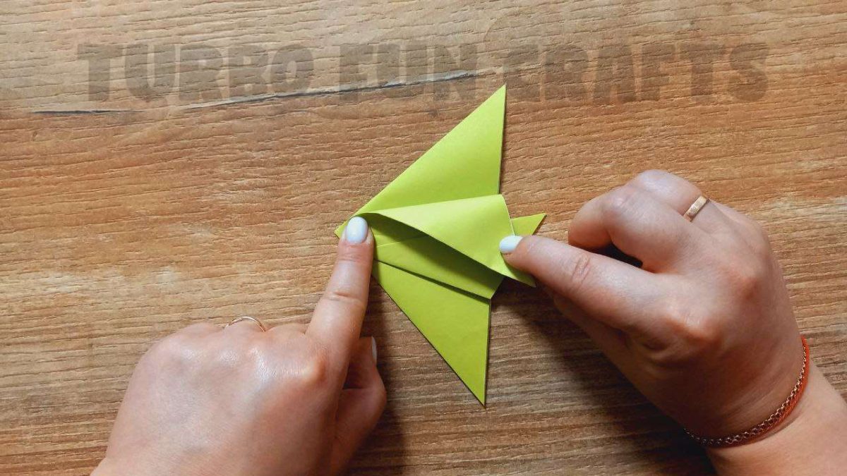 How to make an Easy Paper Fish. Origami Project for Fine Motor Skills.
