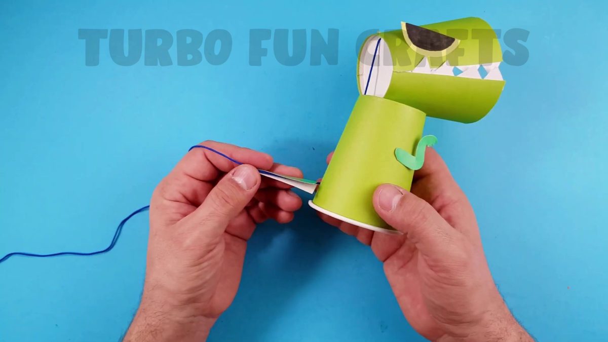 How to make Moving Paper Dinosaur